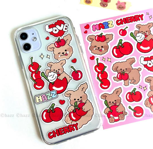 ｜HAZZ｜ Cherry MARO Jelly Case