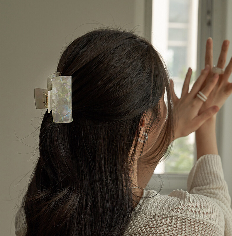 ｜IAMJOY｜ Solid Square Pearl Hair Pin
