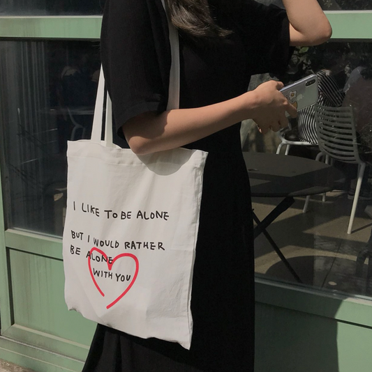 ｜bora and｜ Heart Eco Bag