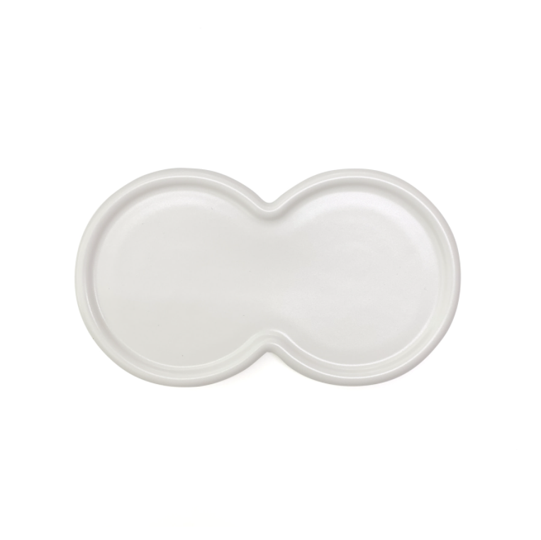 ｜WARMGREYTAIL｜ TUBE PLATE - MILK