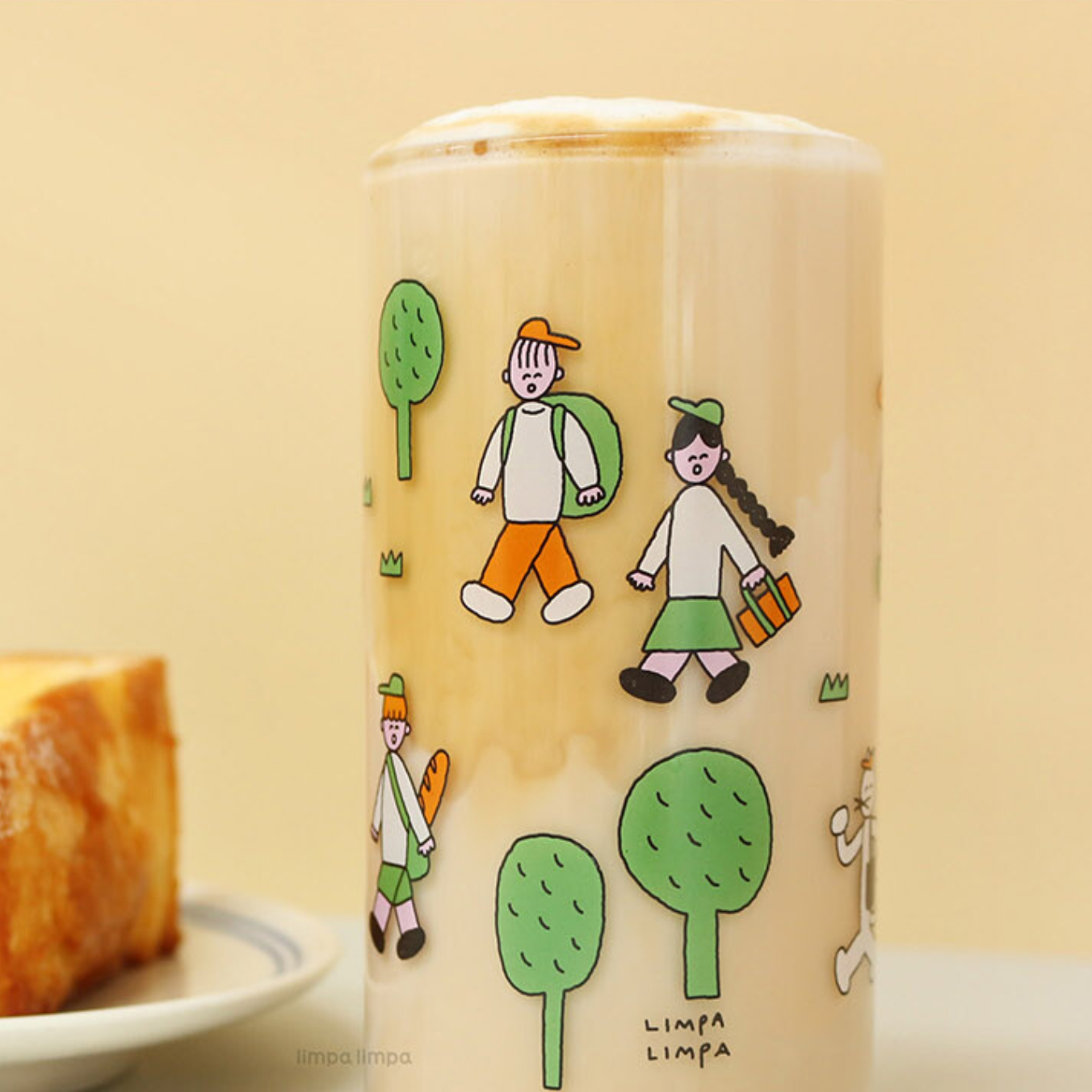 ｜limpa limpa｜ Walk Glass Cup 375ml