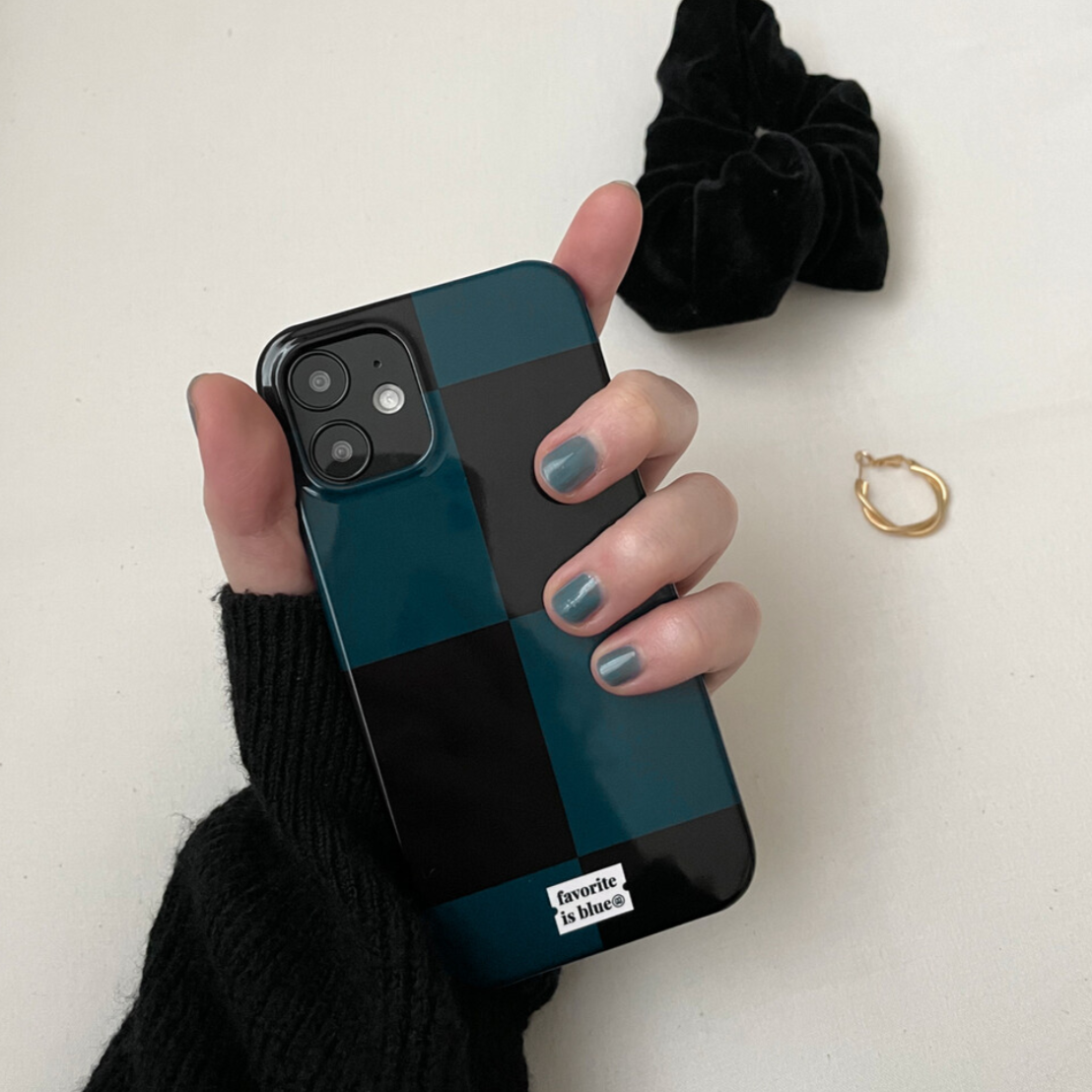 ｜midmaly｜ Blue Muffler Phone Case