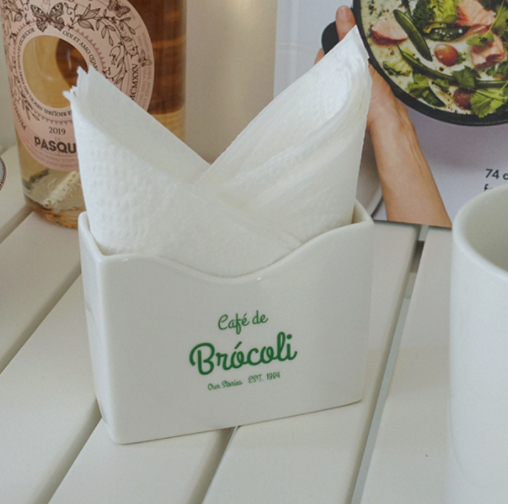 ｜OUR STORIES｜ Café de Brócoli Napkin Holder