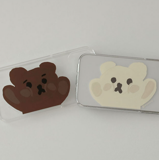 ｜MAZZZZY｜ Window Brownie & Muffin Clear Case