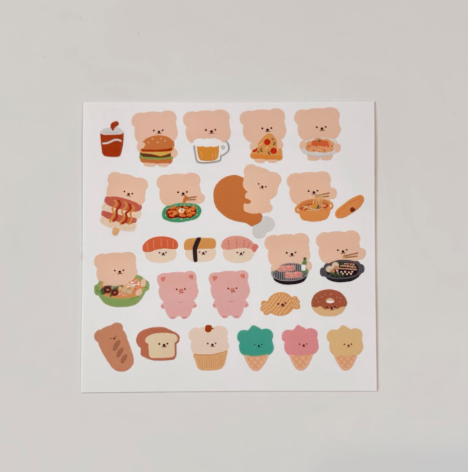 ｜BAMTOREE｜ Food Sticker