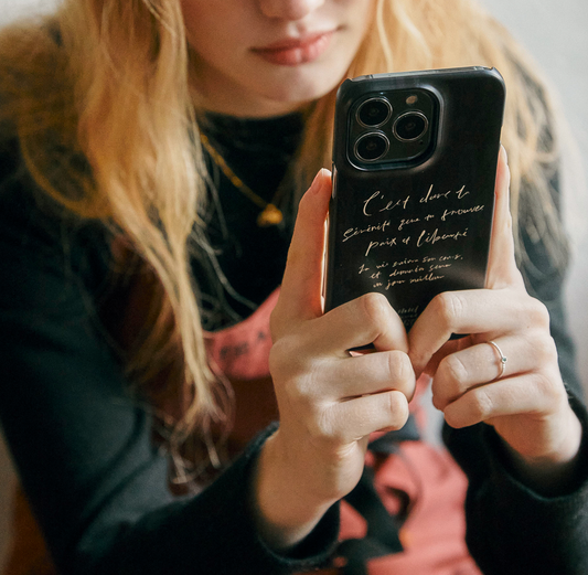 ｜HOTEL PARIS CHILL｜ Le Silence Phone Case (Black)