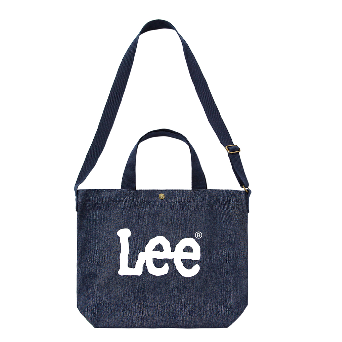 ｜LEE｜ BIG TWITCH TWO WAY DENIM ECO BAG INDIGO DARK