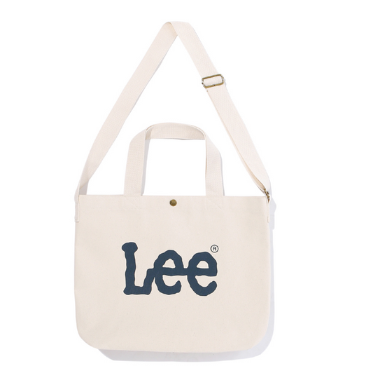 ｜LEE｜  BIG TWITCH 2WAY ECO BAG IVORY