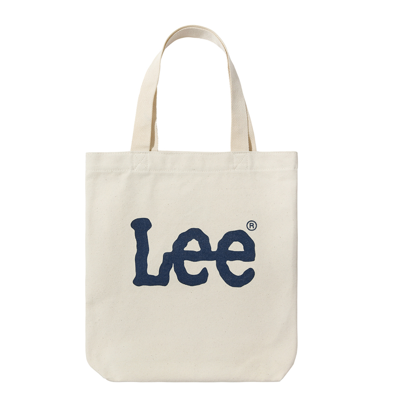 ｜LEE｜ BIG TWITCH LOGO ECO BAG IVORY