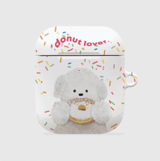 ｜THENINEMALL｜ 스프링클 도넛 뽀꾸 Airpods Hard Case