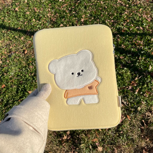 ｜BAMTOREE｜ Yellow Ipad Pouch