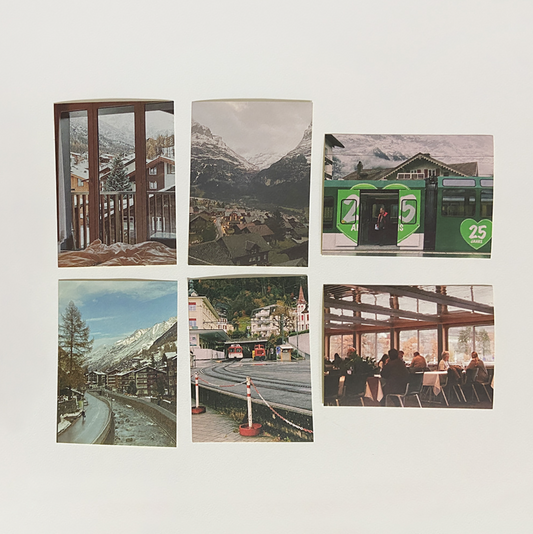 ｜Notful｜ Vintage Square Sticker Set (6ea)