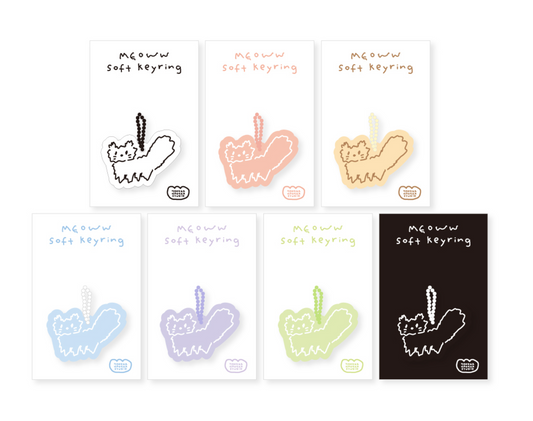 ｜HOOKKA HOOKKA STUDIO｜ MEOWW Soft Keyring