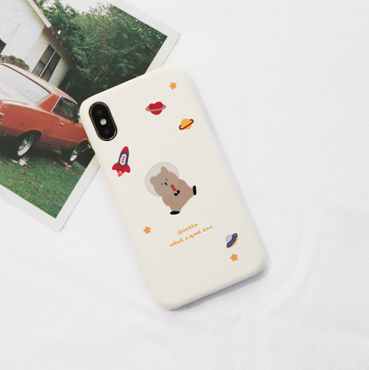 ｜MOMO CASE｜ 275 굿데이쿼카(크림) Phone Case