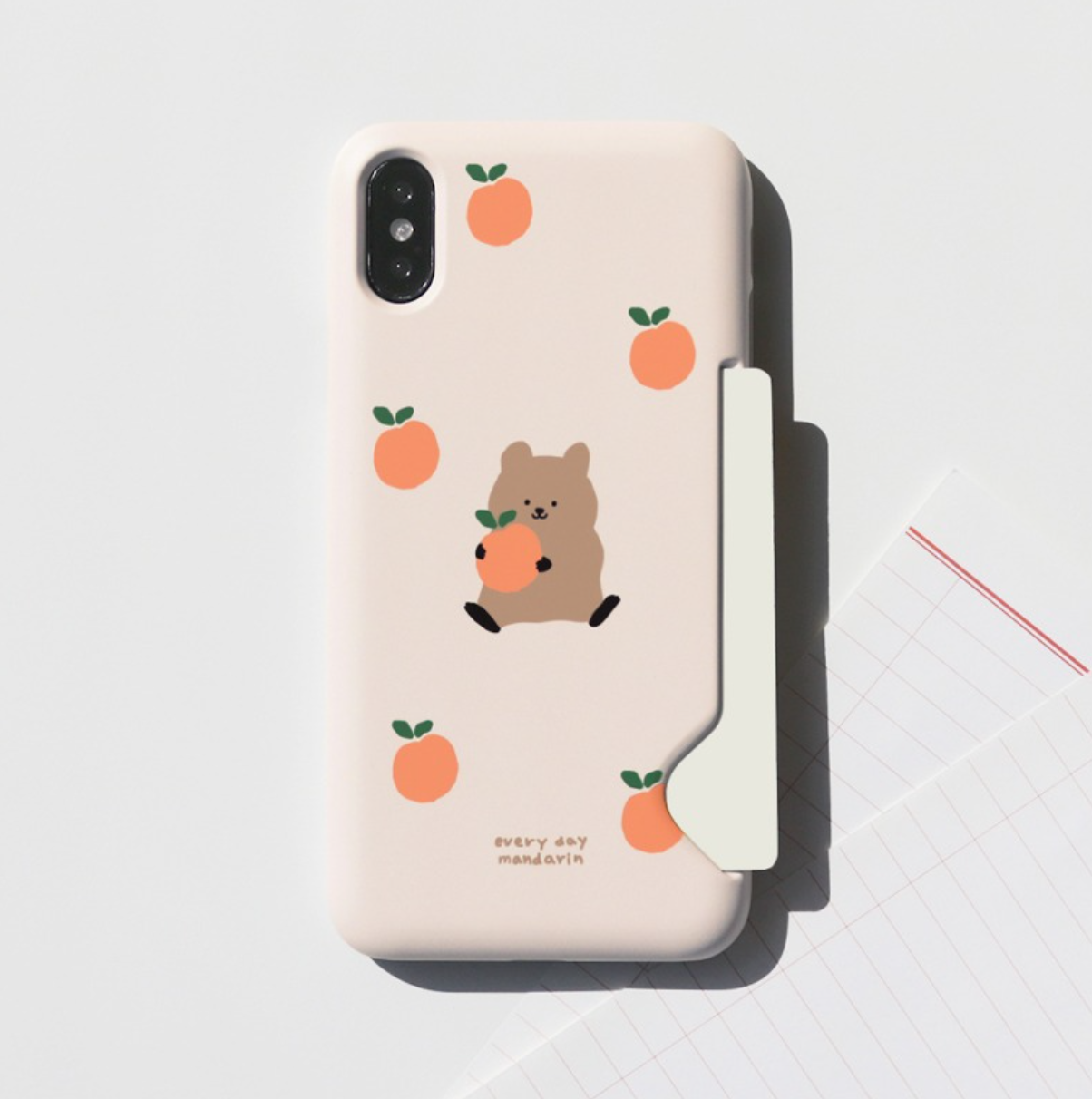 ｜MOMO CASE｜ 318 만다린쿼카(크림) Phone Case