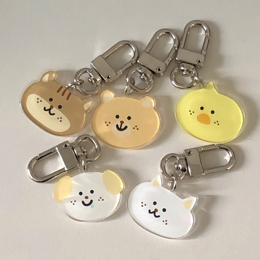 ｜bora and｜ Animal Friends Keyring