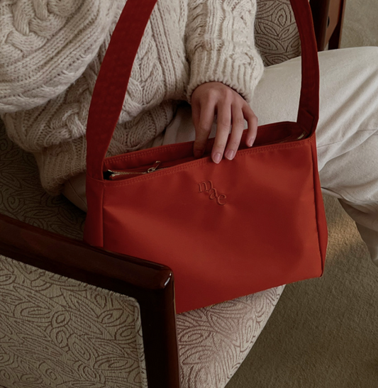 ｜mucu and ebony｜ Comfy Bag (Orange Red)