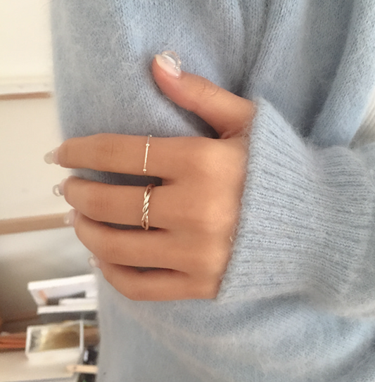 ｜moat｜ Plant Ring (silver925)