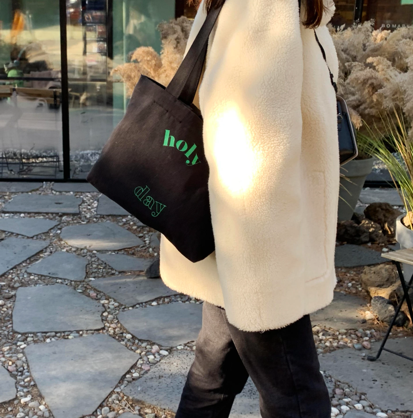 ｜PPP studio｜ Holy Day Bag (Black)