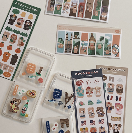 ｜malling booth｜ Travel Sticker Pack