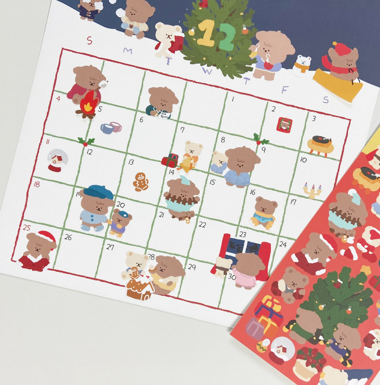 ｜moominzy｜ Christmas Mung Sticker