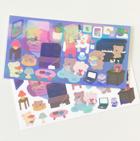 ｜moominzy｜ 우리들의 거실 Sticker
