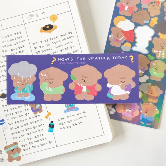 ｜moominzy｜ 오늘의 날씨 Sticker