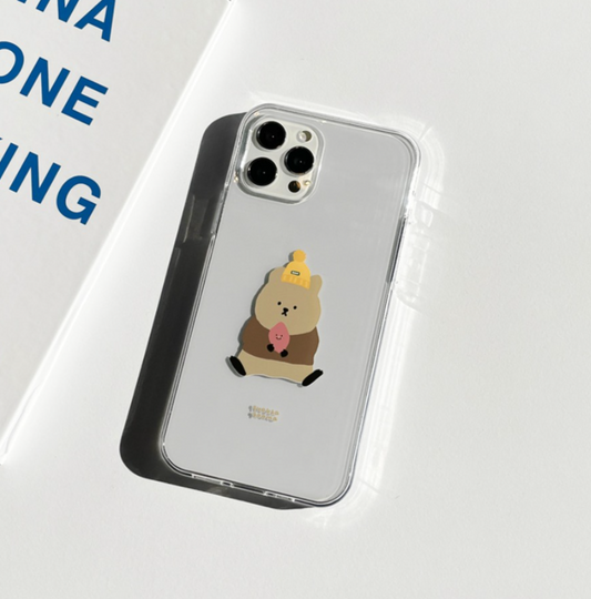 ｜MOMO CASE｜ 420 쿼카구마 Jelly Case