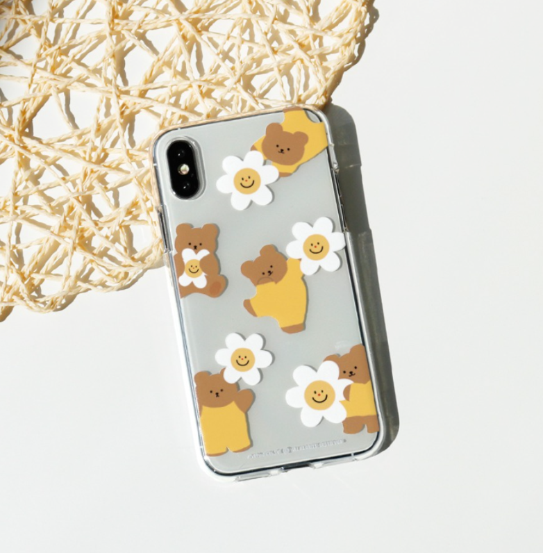 ｜MOMO CASE｜ 383 데이지샤워 Jelly Case