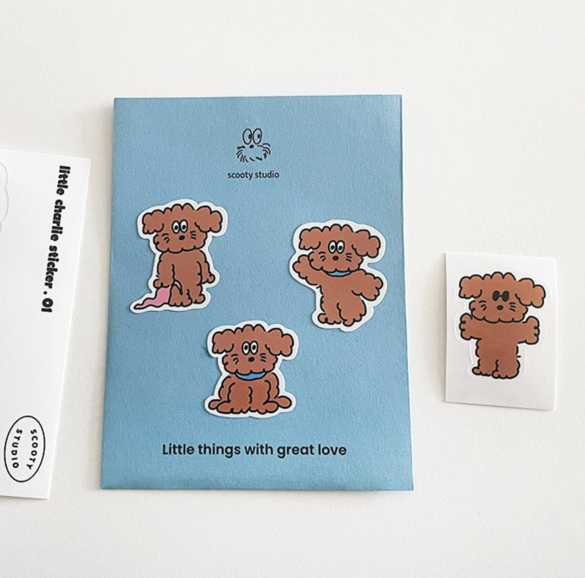 ｜scooty studio｜ Little Charlie Sticker 01