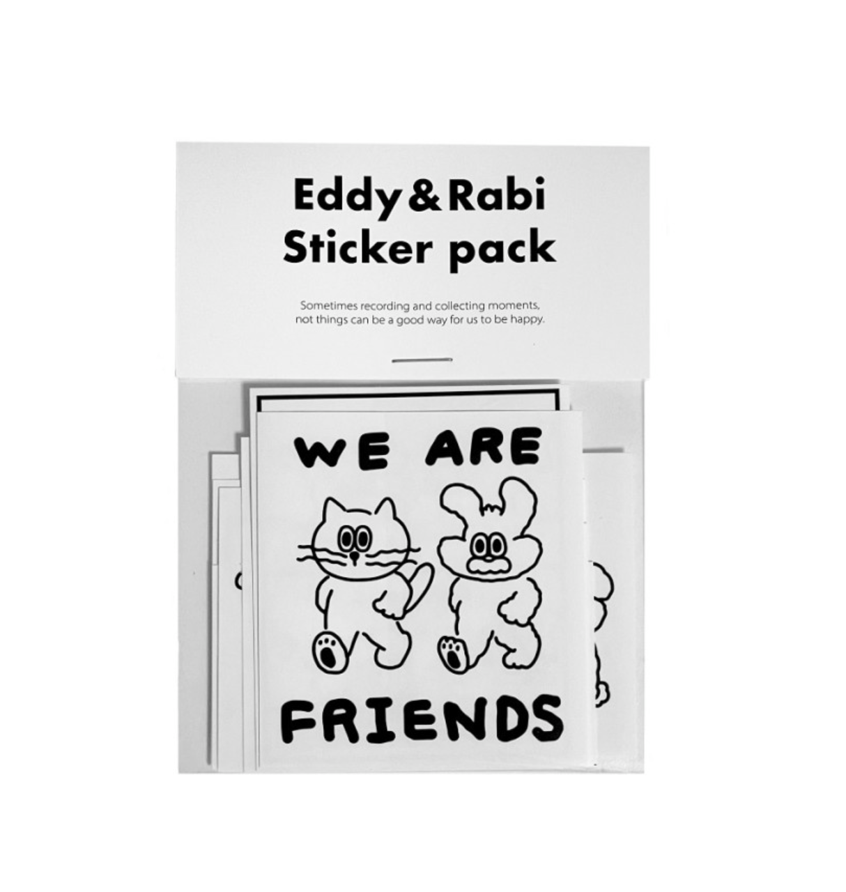 ｜ADDHALF｜ Eddy & Rabi Sticker Pack