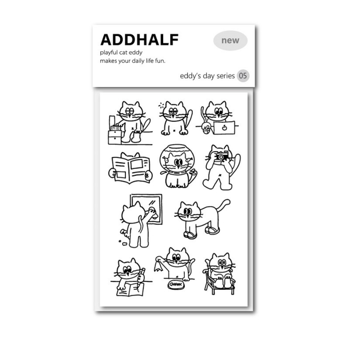 ｜ADDHALF｜ Eddy's Day Sticker 05