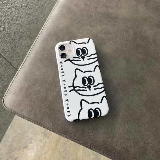 ｜ADDHALF｜ Meoww Hard Phone Case