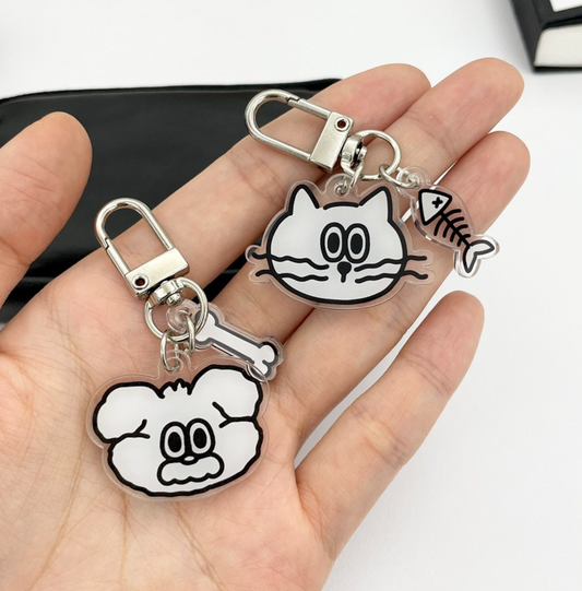 ｜ADDHALF｜ Eddy & Rabi Keyring