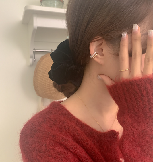 ｜moat｜ Twist Pearl Earcuff