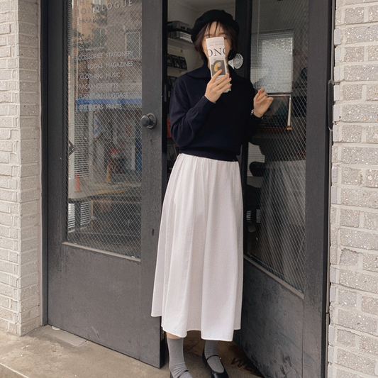 ｜SLOWAND｜ Flynn Silk Flare Skirt