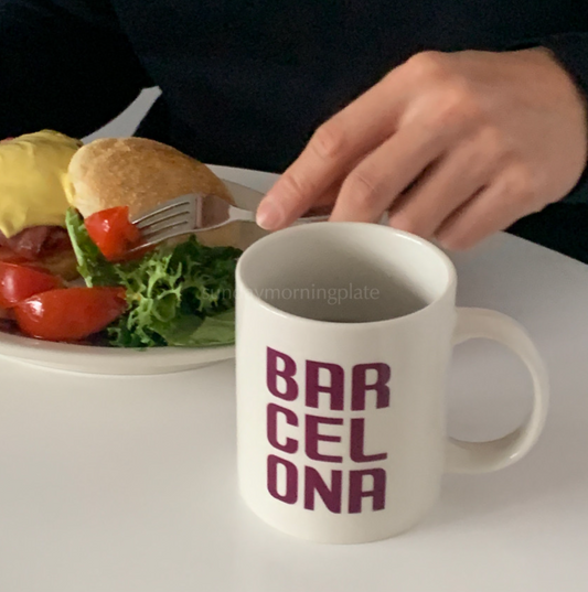 ｜sunday morning plate｜ City mug 11oz - BARCELONA