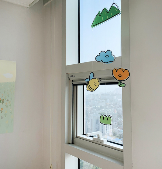 ｜second morning｜ Greenery day DIY Mobile