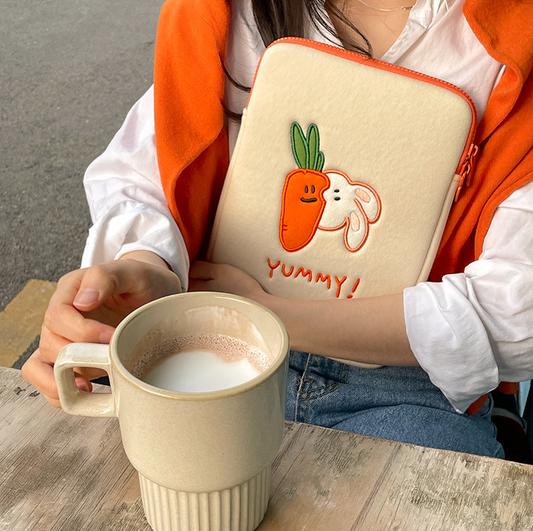 ｜second morning｜ Bunny & Rabbit Ipad Pouch 11"