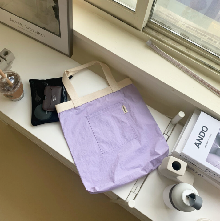 ｜JackO'bag｜ Basrak Tote Bag - Lilac