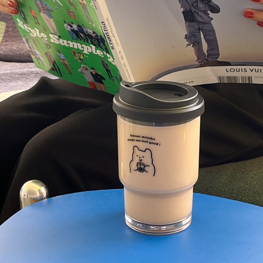 ｜THENINEMALL｜ Sweet Drink Gummy Reusable Cup 473ml