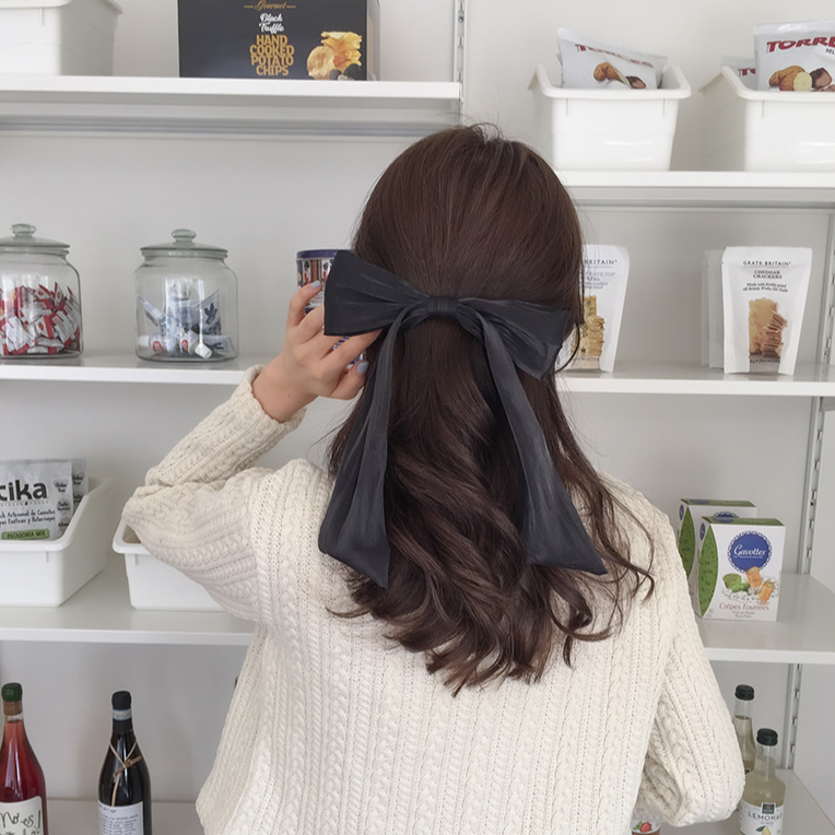 ｜moat｜ Pleats Ribbon Hairpin