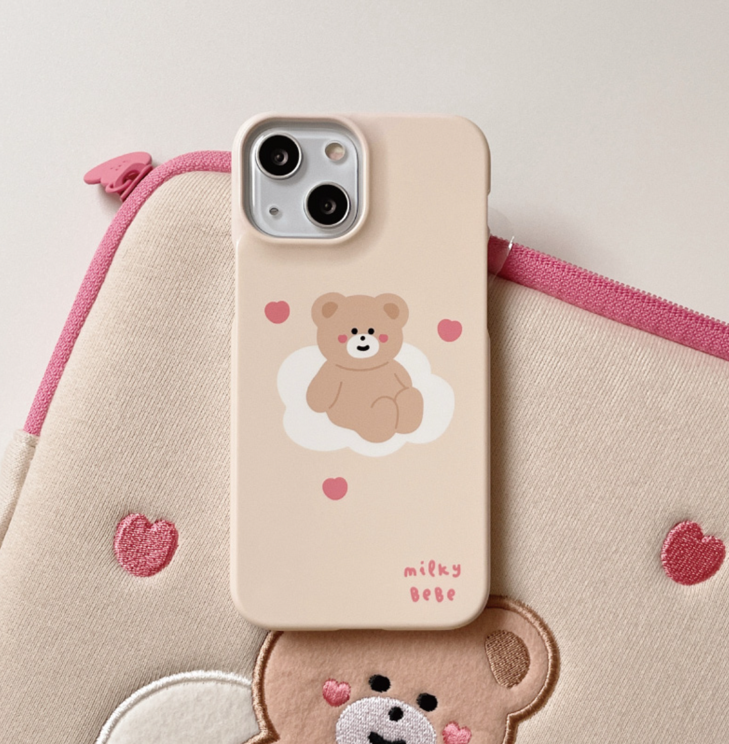 ｜malling booth｜ Milky Bebe Hard Phone Case
