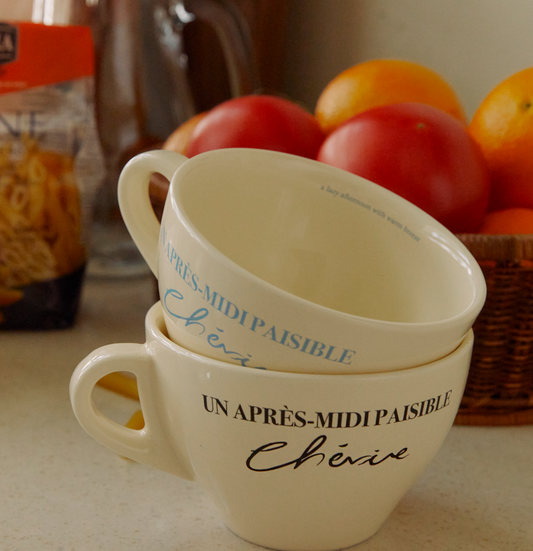 ｜HOTEL PARIS CHILL｜ Lazy Vibes Coffee Cup (Blue)