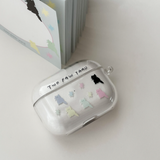 ｜two paw yard.｜ Pastel Cat Airpods 3 Case
