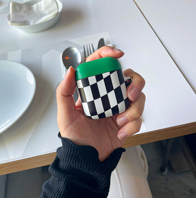 ｜odd mansion｜ Checkered Airpods Case