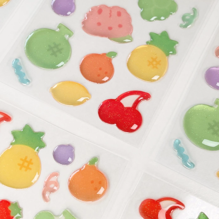 ｜HOOKKA HOOKKA STUDIO｜ Fruits Seals Sticker
