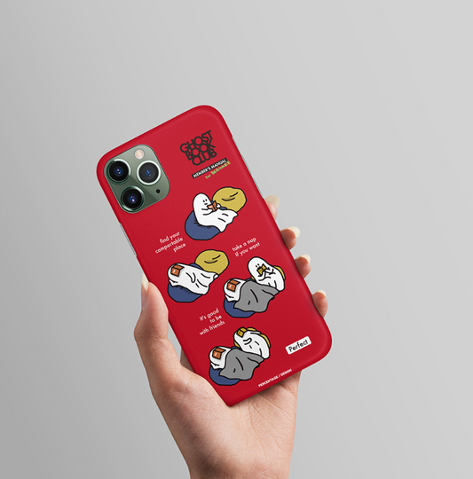 ｜PERCENTAGE｜ Ghost Book Club Phone Case (4 Types)