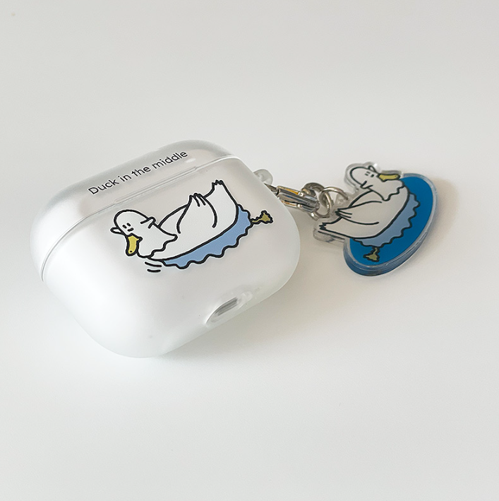 ｜PERCENTAGE｜ Duck in the Middle Airpods Case