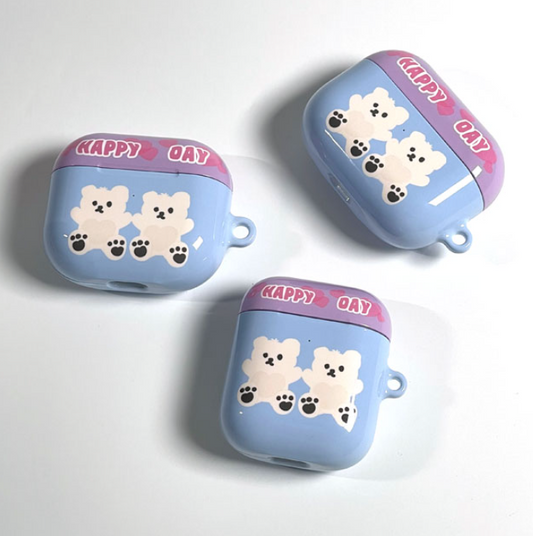 ｜MAZZZZY｜ Happy Day Muffin Glossy Airpods Case